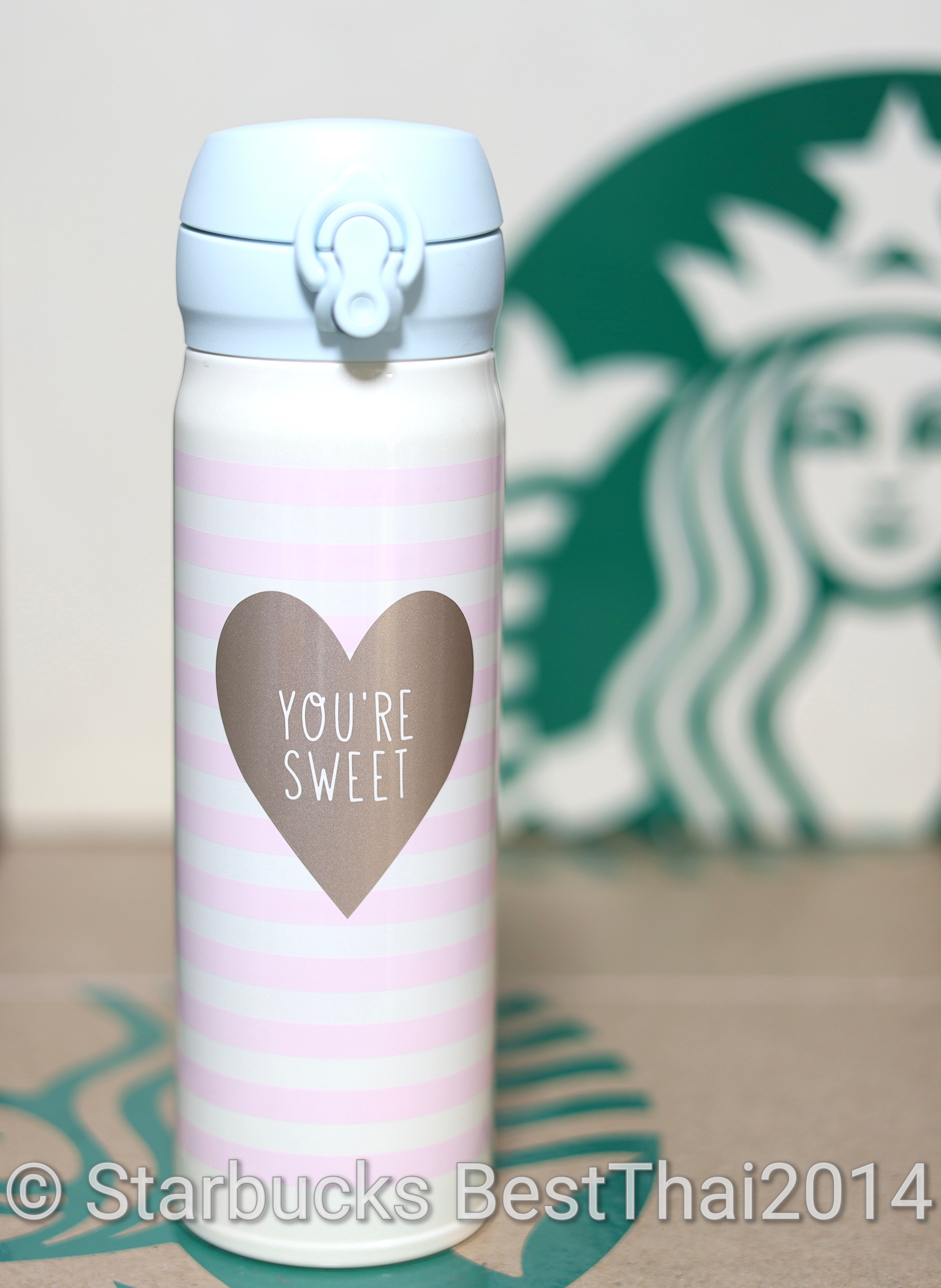 แก้วเทอมอส สตาร์บัคส์ Starbucks Thermos stainless คอลเลคชั่น วาเลนไทน์เกาหลี จุ 500 ml (BESTTHAI2014) ราคา 2,300 บาท*ส่งฟรี