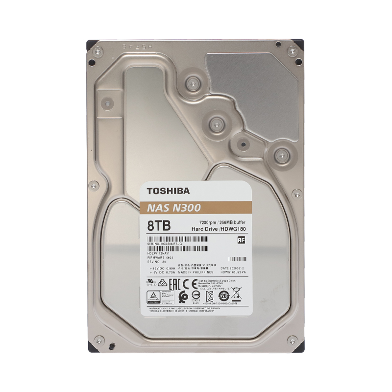 8 TB HDD TOSHIBA N300 NAS (7200RPM., 256MB., SATA-3) Advice Online