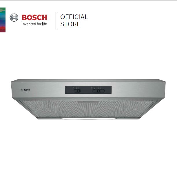 Bosch เครื่องดูดควันแบบติดด้านล่าง หน้ากว้าง 60 ซม. สแตนเลส สตีล รุ่น DHU635HZA
