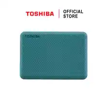 ภาพขนาดย่อของสินค้าToshiba External HDD (4TB) USB 3.2 Speed, รุ่น (Canvio Advance V10) Sec Auto-backup 2.5" สีเขียว ฮาร์ดดิสพกพา Portable Hard drive ฟรี  กระเป๋ากันกระแทก (TSB-HDTCA40AG3CA)