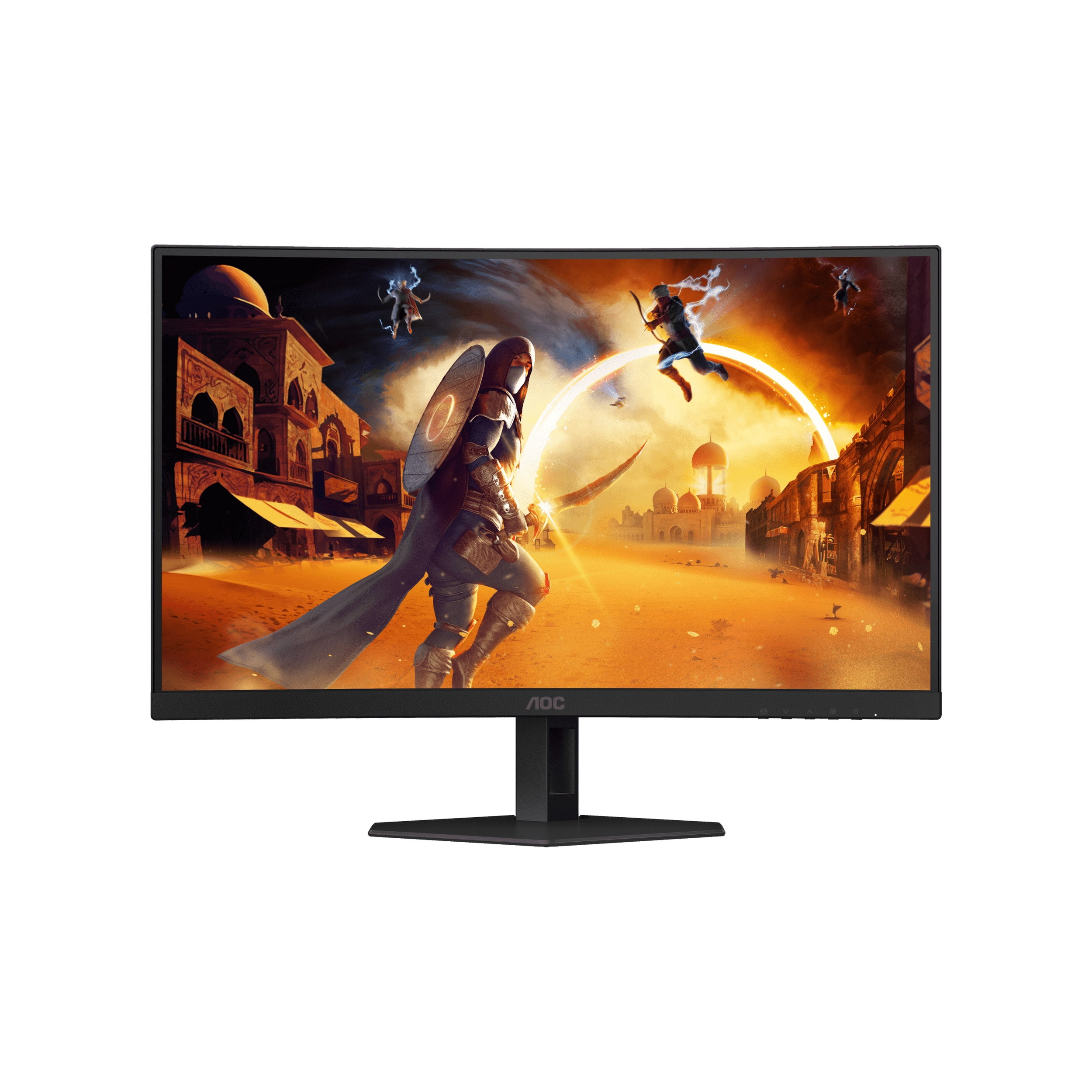 AOC C27G4ZE/67 Gaming monitor 27" Curve / FHD @ 280hz / Fast VA / 0.3ms / HDR10 / Adaptivesync / Gamingmode / Shadowcontrol - ยี่ห้อ AOC ราคา 4,999 บาท*ส่งฟรี