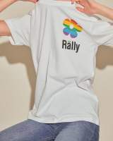 Rally Flower Tee (Regular Fit) - เสื้อยืดทรง Regular สกรีนลายดอกไม้ (มีให้เลือก 5 สี)