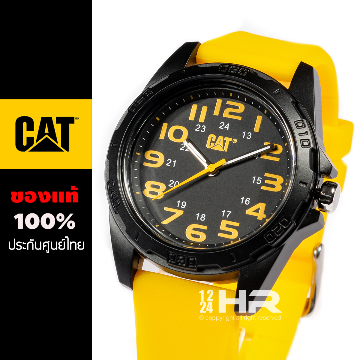 CAT นาฬิกา Caterpillar ผู้ชาย ของแท้ รับประกันศูนย์ไทย 1 ปี นาฬิกา CAT 1B.111.21.112, 1B.111.21.117, 1B.111.27.117 ขนาด 42mm 12/24HR
