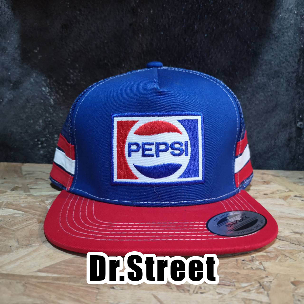 Dr.street หมวกตาข่าย​ หมวกวินเทจ หมวก3แถบ
