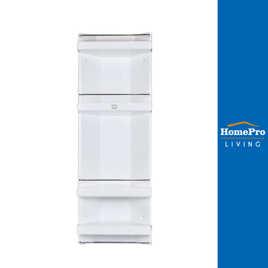 QUEEN ชั้นวางติดผนัง 4 ชั้น QUEEN SH-CABL-W04-WT ราคา 879 บาท*ส่งฟรี