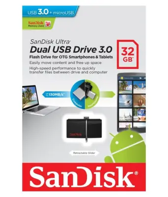 Sandisk Dual USB Drive 3.0 Flash Drive for OTG Smartphones & Tablets (2)