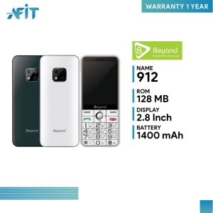 ภาพหน้าปกสินค้าโทรศัพท์ปุ่มกด Beyond 912 ( Black / White ) จอใหญ่ 2.8 นิ้ว รองรับ 1 ซิม ทุกเครือข่าย 2G/3G // ประกันศูนย์ไทย 1 ปี ที่เกี่ยวข้อง