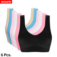 Munafie  ชุดชั้นในกระชับไร้รอยต่อ แพ็ค 6 ตัว 6 สี No.T083