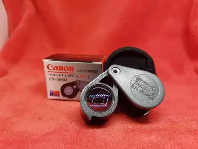 กล้องส่องพระ/ส่องเพรช Canon A.S.H.1989628 สีดำล้วน เลนส์แก้วสามชั้น Multicoat 10X18MM แถมฟรีซองหนังวัวแท้ตรงรุ่น สวยๆ