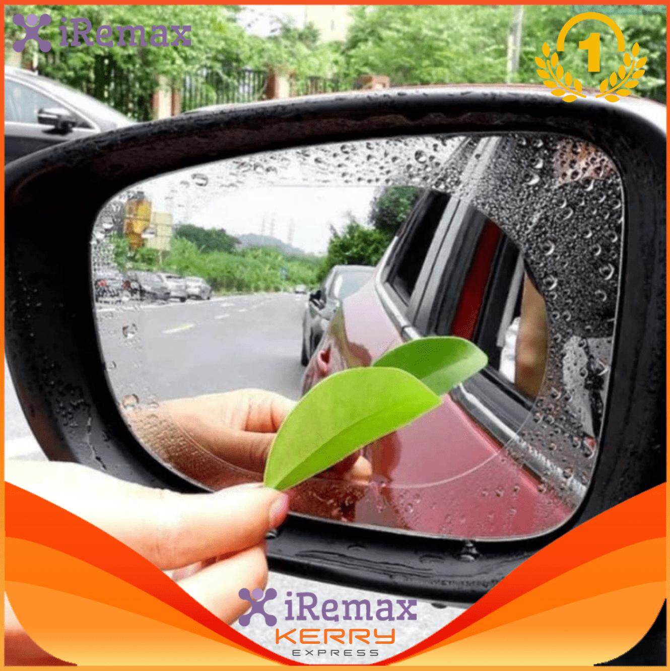 iRemax ฟิล์มกันน้ำ ติดกระจกมองข้างรถยนต์บรรจุ 2 ชิ้น Rainproof Film 150*100 mm #ฟิล์มกระจกข้างกันฝน