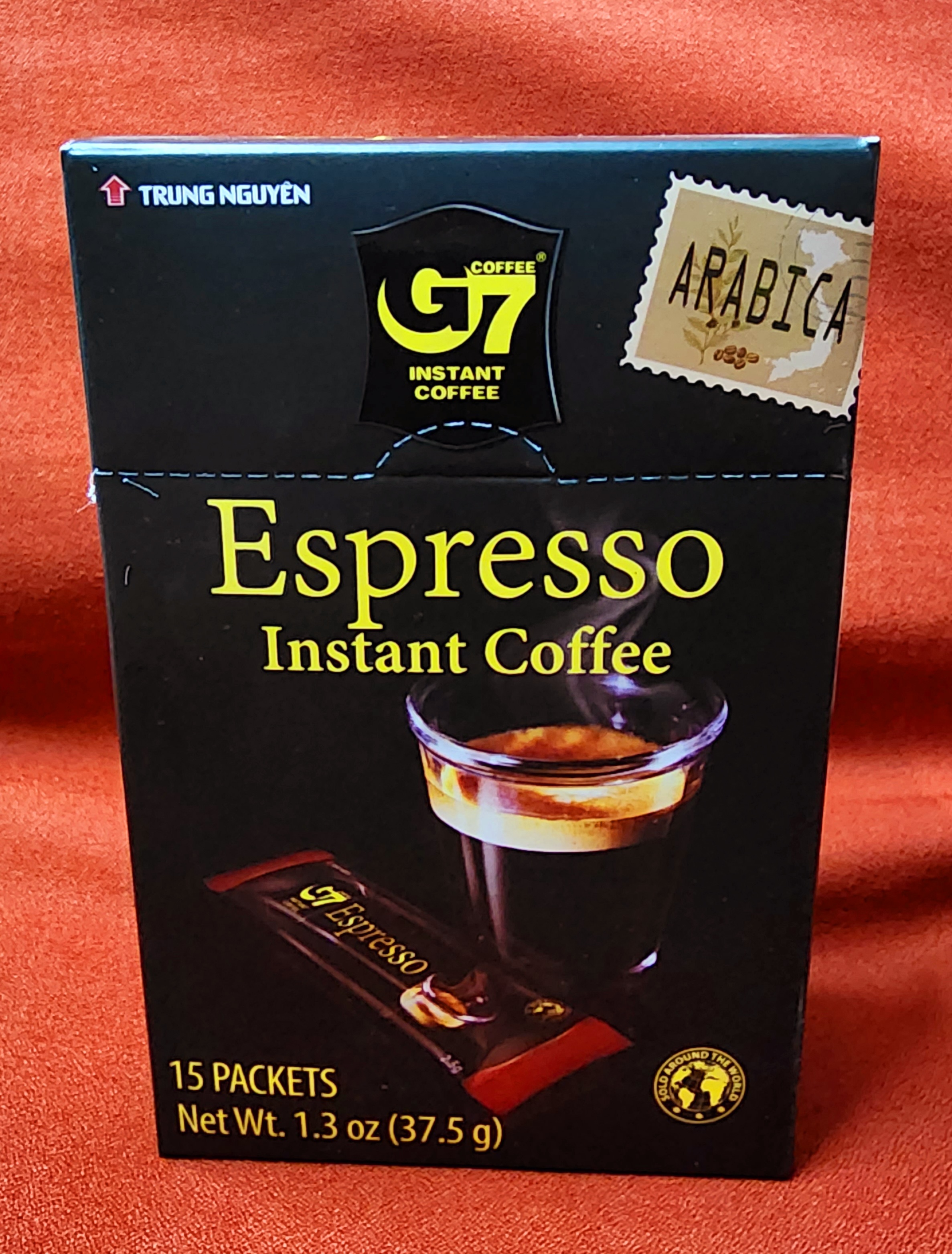 G7 Espresso เอสเปรสโซ่ กาแฟดำ กล่อง 15 ซอง ล็อตใหม่ ราคา 115 บาท*ส่งฟรี