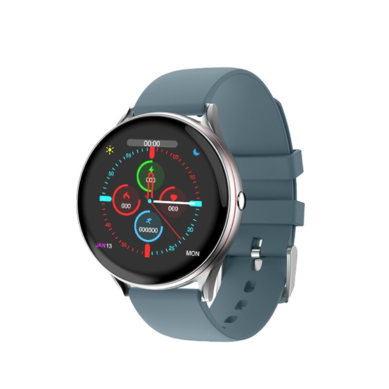 XIAOMI OPPO IWATCH 2021 ใหม่ OPPO V19 Full Touch Screen สมาร์ทนาฬิกาสปอร์ตฟิตเนสนาฬิกา Heart Rate ความดันโลหิต Smartwatch กันน้ำสำหรับ Android IOS + กล่อง