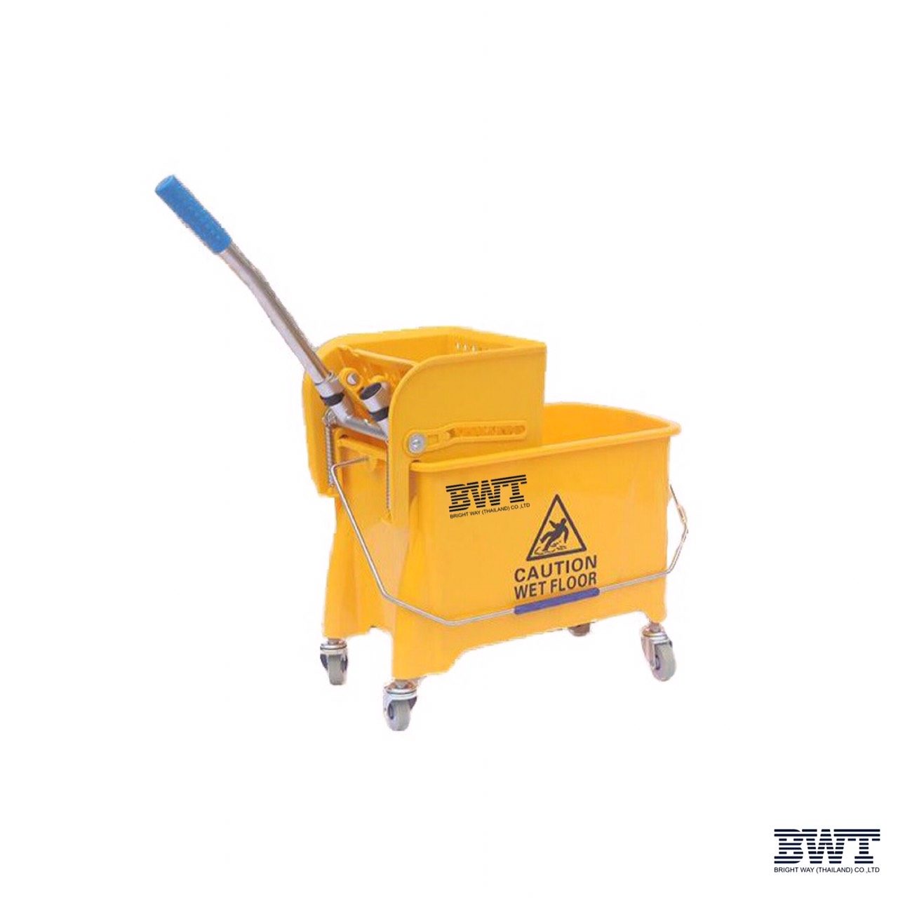 BWT โรงงานถังบีบม็อบ 24 ลิตร ถังบีบน้ำไม้ถูพื้น รถบีบน้ำผ้าถูพื้น ถังบีบน้ำ สามารถ​ใช้​กับ​ผ้า​มอบ​กว้าง​6นิ้ว​8​นิ้ว​และ​10​นิ้ว​ ราคา 890 บาท*ส่งฟรี