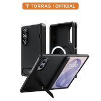 TORRAS LPro เคส Galaxy Z Fold8 ขาตั้งพับได้ในตัว รองรับแม่เหล็ก ปกป้องบานพับเต็มตัว มีเฟรมหน้าจอ บางเบา กันกระแทก