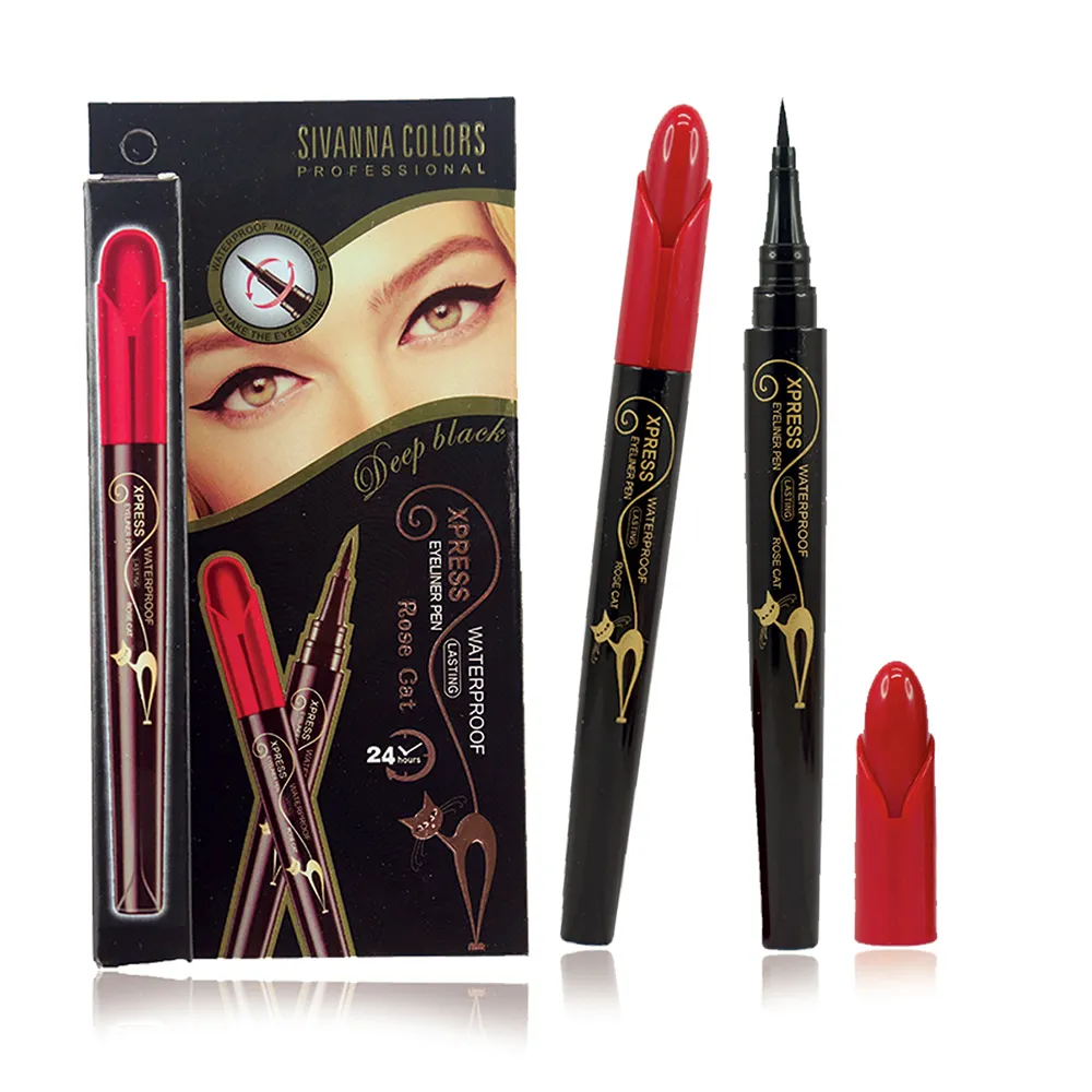 SIVANNA COLORS Express Eyeliner Pen   ซีเวนน่า คัลเลอร์ส เอ็กซ์เพรส อายไลน์เนอร์ เพน – HF896