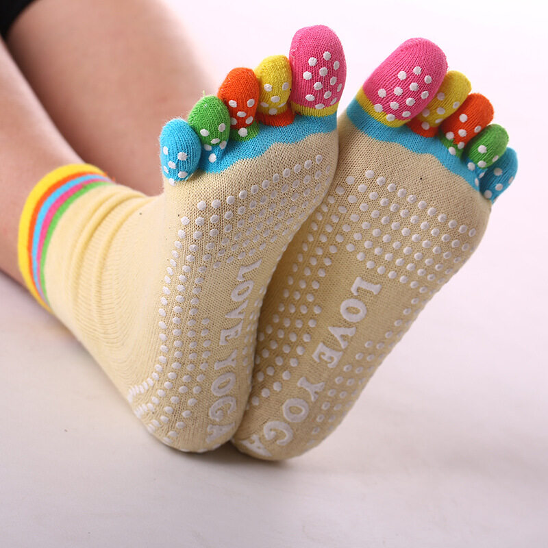 MNO.9 THINGS Fashion Colorful 5 Toe Socks Women ถุงเท้า 5นิ้ว ถุงเท้าสีสัน ถุงเท้าแฟชั่นหญิง