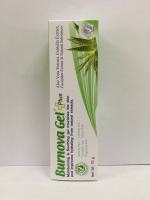 (หลอดใหญ่ 70g) Burnova gel plus เจลว่านหางจระเข้ ออร์แกนิค ใบบัวบก แตงกวา