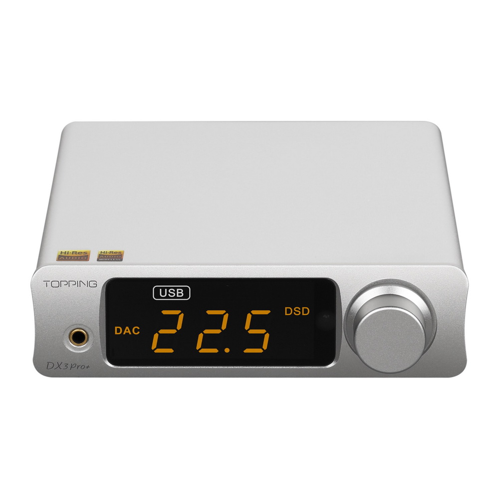 แอมพลิฟายเออร์ขยายเสียง DAC Amplifier Topping DX3 PRO+ DAC&AMP ตั้งโต๊ะ รองรับ Dual Hi-Res ราคา 11,055 บาท*ส่งฟรี