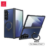 XUNDD เคส ใช้สำหรับ Samsung Galaxy Z Fold 5 Fold 6 Case Z Fold 7  Fold 8 Ultra เคสโทรศัพท์กันกระแทกแบบแม่เหล็ก ป้องกันรอยขีดข่วน ขอบยาง TPU หลังใส จัดส่งจากกรุงเทพ
