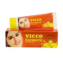 ภาพขนาดย่อของภาพหน้าปกสินค้าครีมขมิ้นลดรอยแผลสิว ฝ้ากระ Vicco tic skin cream 30g. จากร้าน amnartshop บน Lazada