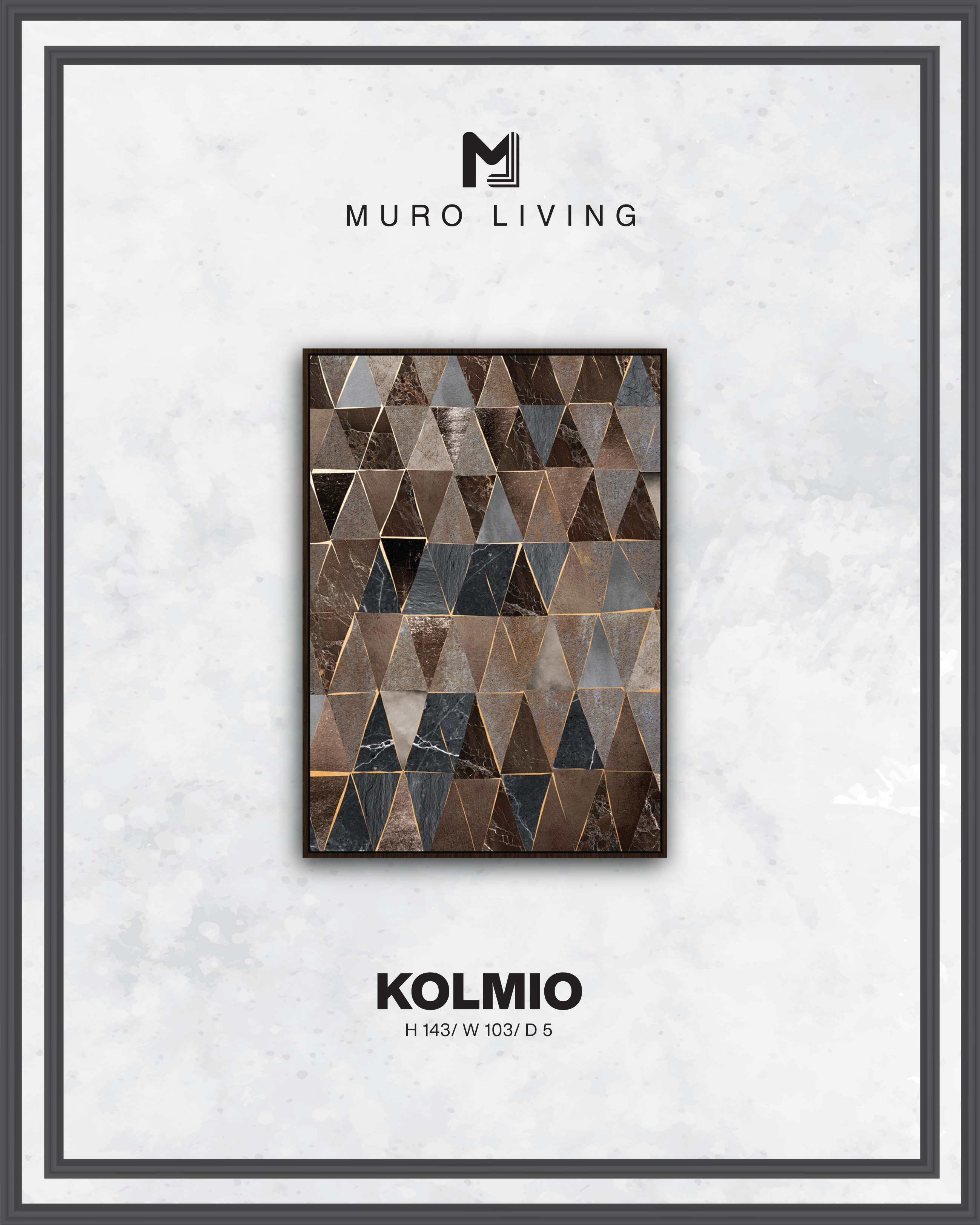 Muro Living รูปภาพตกแต่งดีไซน์ รุ่น KOLMIO ราคา 9,590 บาท*ส่งฟรี