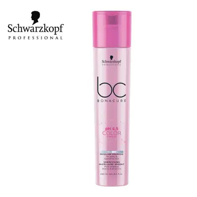 Schwarzkopf BC pH 4.5 Color Freeze Silver Shampoo ( แชมพูม่วง )
