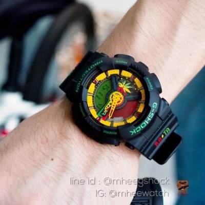 GShock  Custom Rasta GA110 รับประกัน 1ปี