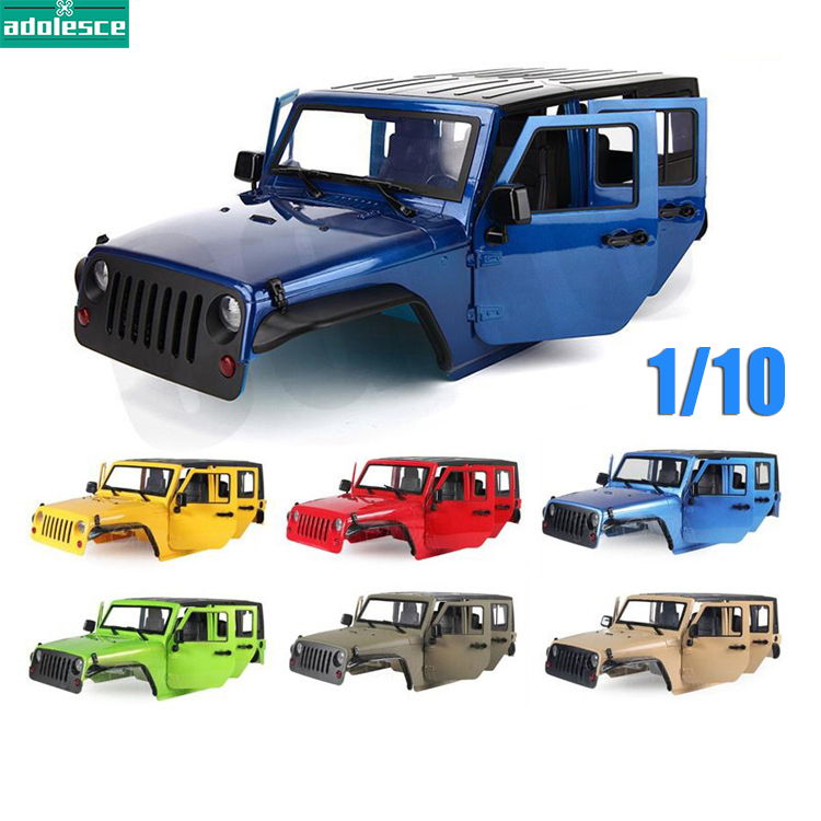 AD【ready stock】Unassembled Kit 313mm Wheelbase Convertible Open Car Body Shell for 1/10 RC Crawler Axial SCX10 90046 Jeep Wranglerของเล่น รถบังคับ ราคา 3,226 บาท*ส่งฟรี