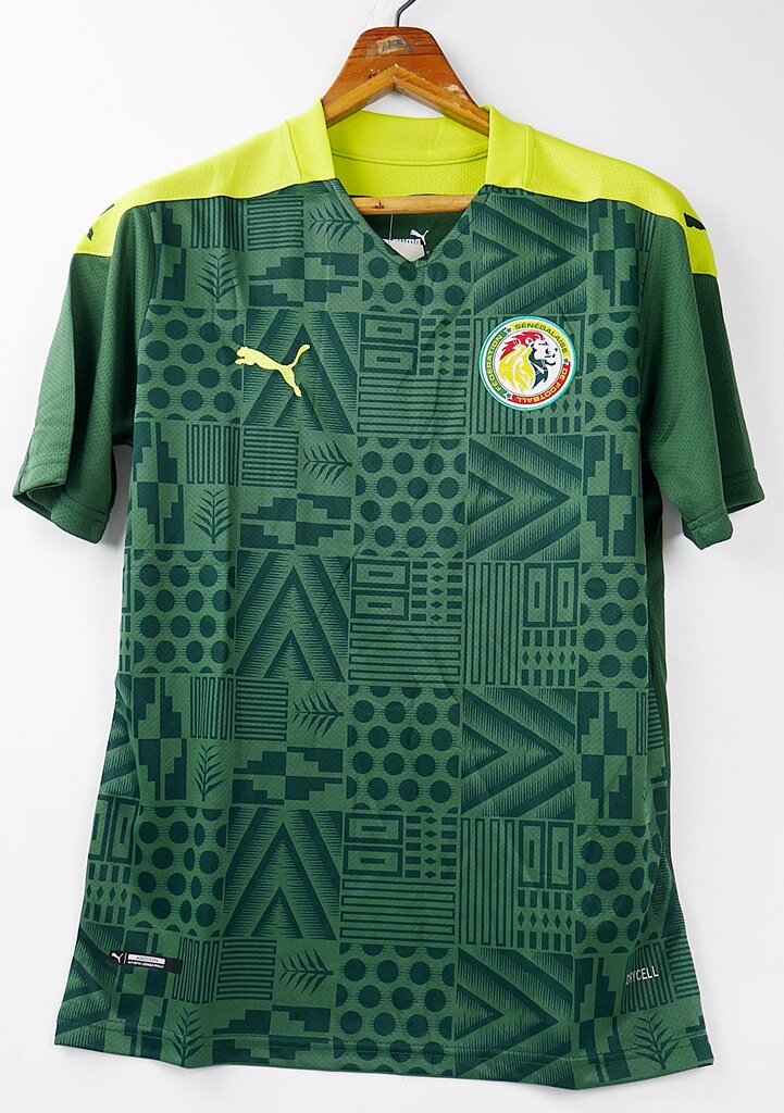 SENEGAL AWAY GREEN 2021 CAF Africa Cup of Nations FOOTBALL SHIRT SOCCER JERSEY