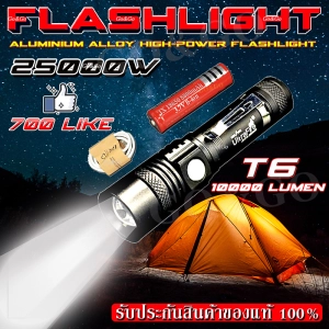 ภาพหน้าปกสินค้าไฟฉาย UltraFire ไฟฉายแรงสูง ซูม led lights รุ่นPL-518 20000W Flashlight 10000 Lumen ที่เกี่ยวข้อง
