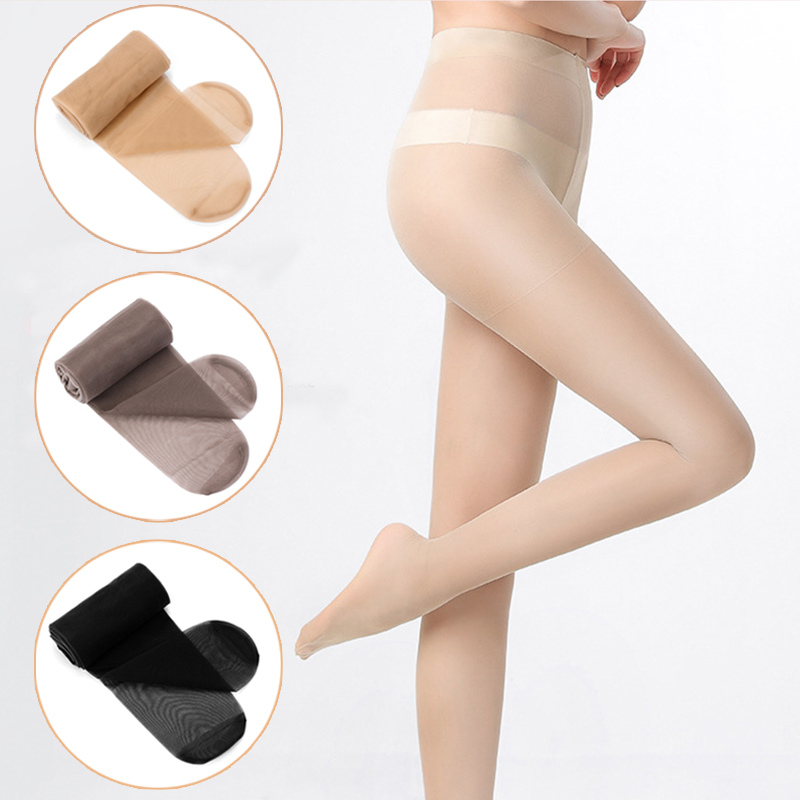 Realtec ถุงน่องเนื้อเนียนแบบเต็มตัว ถุงน่องขาเรียว ถุงน่อง ถุงน่องสีเนื้อ สีดำ ทนทาน ไม่ขาดหรือรันง่าย มีความพอดีตัว สวมใส่สบาย silk stockings