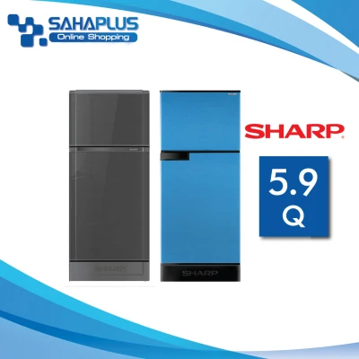 ตู้เย็น 2 ประตู Sharp รุ่น SJ-C19E ความจุ 5.9 คิว มีสองสี ( รับประกัน 10 ปี )