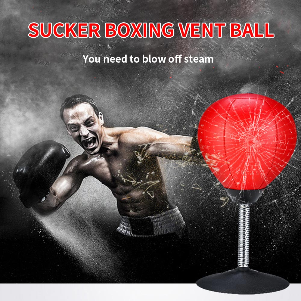 ดสก์ท็อป Vent Ball ผู้ใหญ่ Sucker ประเภท Boxing Vent Ball อุปกรณ์ออกกำลังกาย Boxing Speed Pear Boxing Punching Bag ฟิตเนสทนทาน