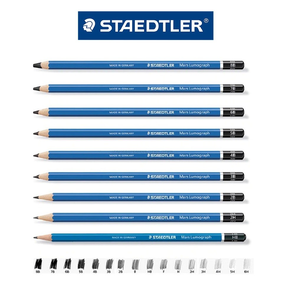 (KTS)ดินสอไม้ STAEDTLER เลือกเกรดได้ บรรจุ 1 แท่ง ดินสอไม้คุณภาพสูง ดินสอไม้เขียนแบบ ดินสอสเก็ตภาพ