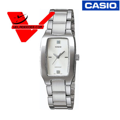Casio นาฬิกาข้อมือหญิงสายสแตนเลสสตีล รุ่น LTP-1165A-7C2DF - Silver Casio นาฬิกาข้อมือหญิงสายสแตนเลสสตีล รุ่น LTP-1165A-7C2DF - Silver