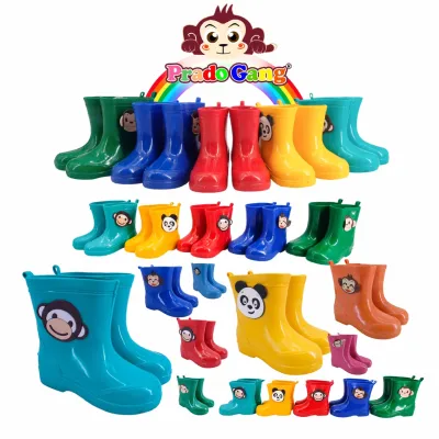 รองเท้าบูทเด็ก Prado Gang สีสันสดใส น่ารัก บูทเด็ก บูทกันน้ำ ร้องเท้าบูท บูทลิง เด็กเล็ก เด็กโต