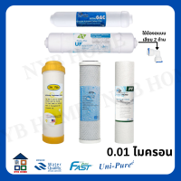 FAST PURE/UNI PURE ไส้กรองน้ำ Unipure/Fastpure 5 ขั้นตอน ไส้กรองน้ำดื่ม ชุดไส้กรองน้ำ