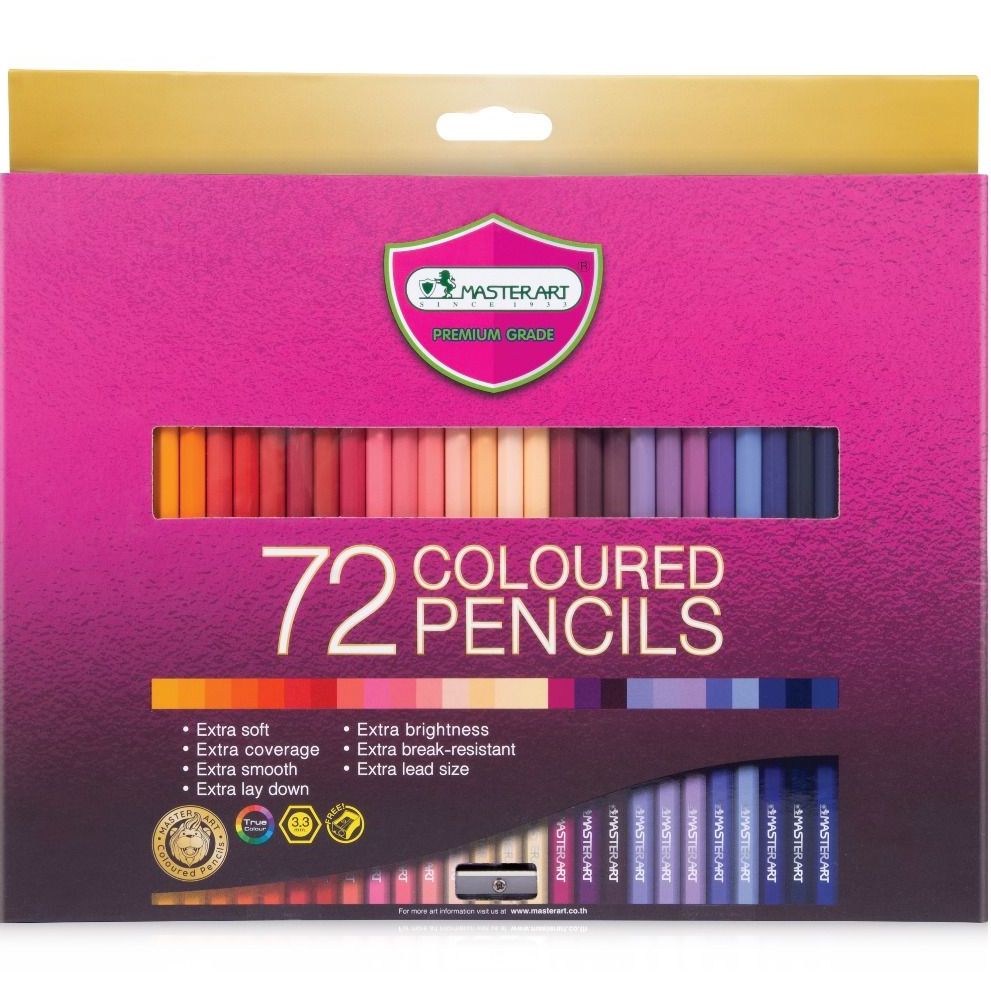 (KTS)ดินสอสีไม้ ตรามาสเตอร์อาร์ต MASTERART 1 หัว 72 สี