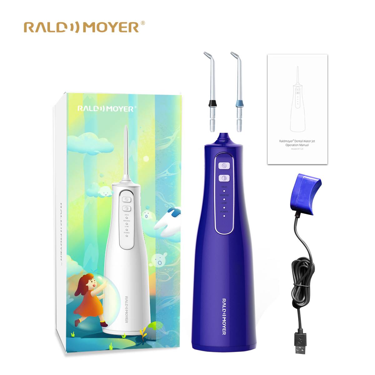 รีวิว Raldmoyer at120 Blue: เครื่องฉีดน้ำทำความสะอาดฟันพกพา ตัวช่วยสำคัญสำหรับรอยยิ้มที่สมบูรณ์แบบ