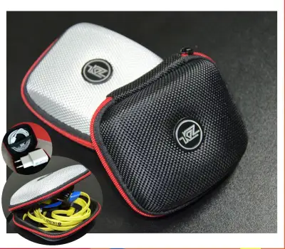 KZ กระเป๋าใส่หูฟัง ,ที่เก็บสาย USB ชาท Earphone Box Storage Bag
