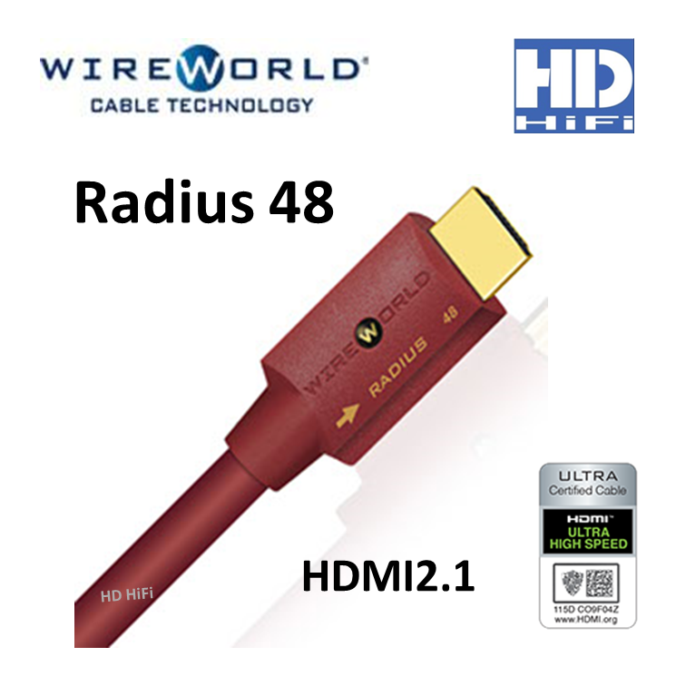 Wireworld Radius 48 HDMI Cable 2.1 ราคา 1,880 บาท*ส่งฟรี