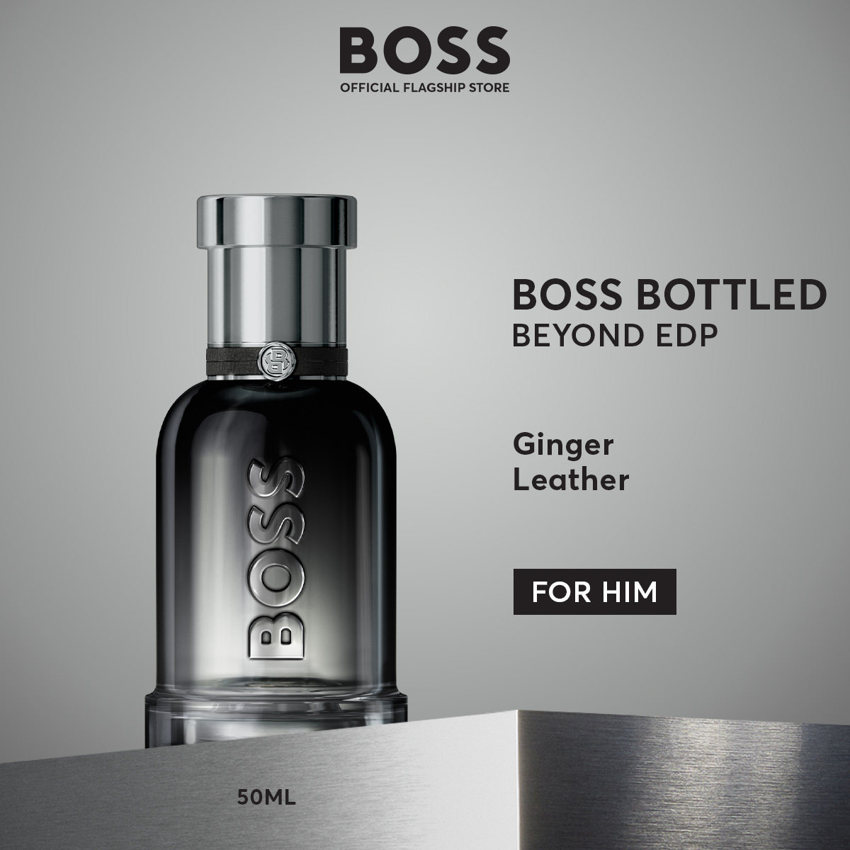 BOSS Bottled Beyond For Him Eau de Parfum - Ginger Leather EDP Perfume | by HUGO BOSS Fragrances ราคา 3,601 บาท*ส่งฟรี