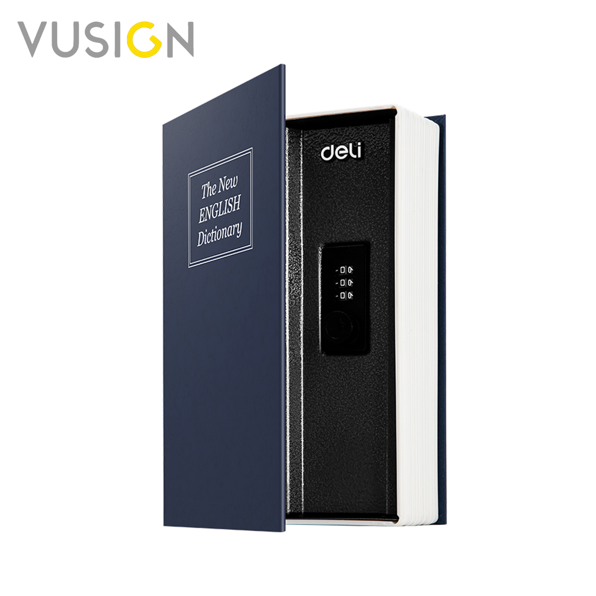 Vusign เซฟสมุด เซฟหนังสือ ตู้เซฟหนังสือ สำหรับเก็บเงิน บัตรเครดิต เครื่องประดับ แนบเนียน ซ่อนได้เนียน ไม่สะดุดตาโจร Book Safe ราคา 228 บาท*ส่งฟรี
