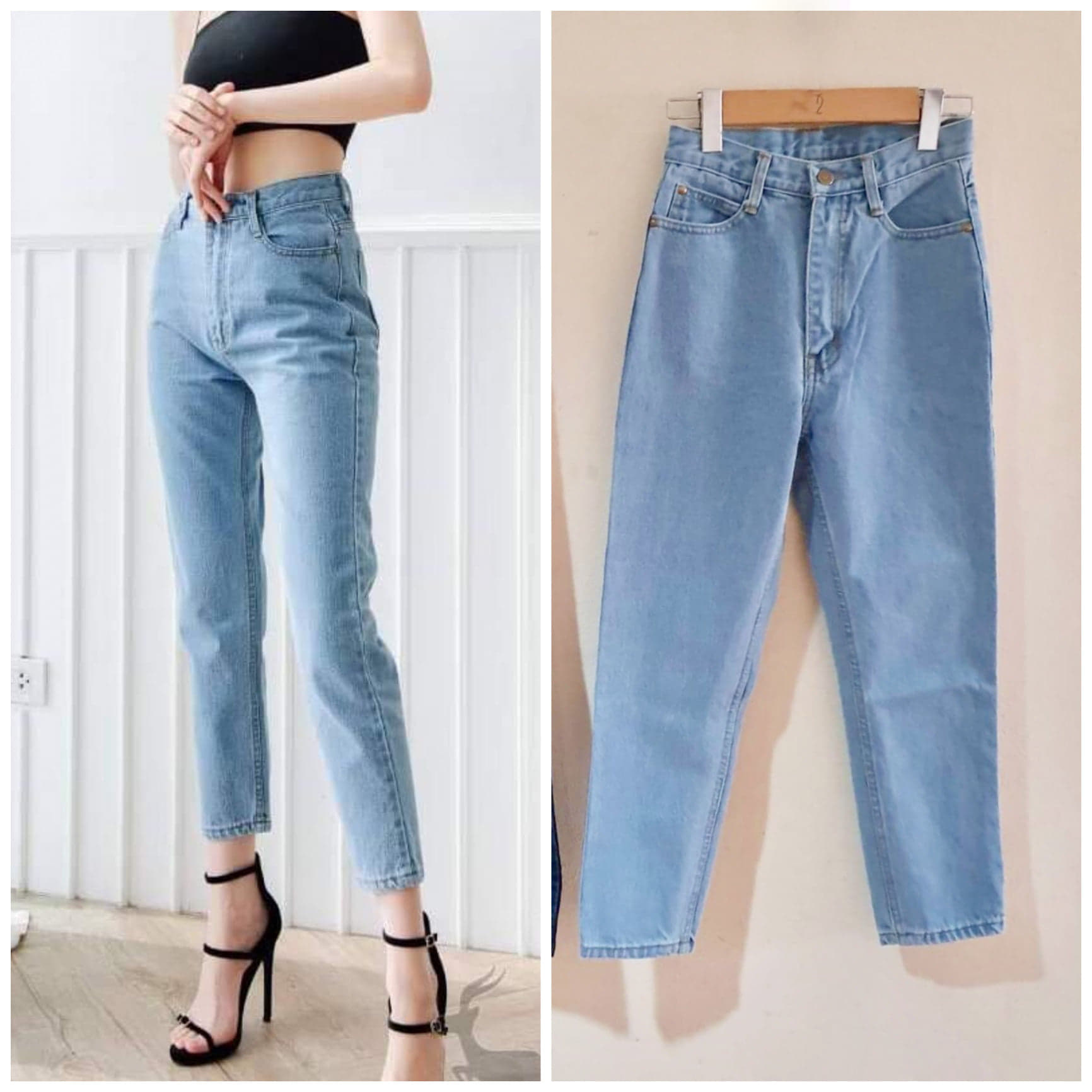 [ส่งฟรี] Fineday Jeans[10สี ไซส์ S-6XL) กางเกงยีนส์ผู้หญิง ป้ายกวาง บอยเฟรนด์ สลิมเข้ารูป แบบเรียบ เอวสูง ผ้านิ่มไม่ยืด กางเกงผู้หญิง