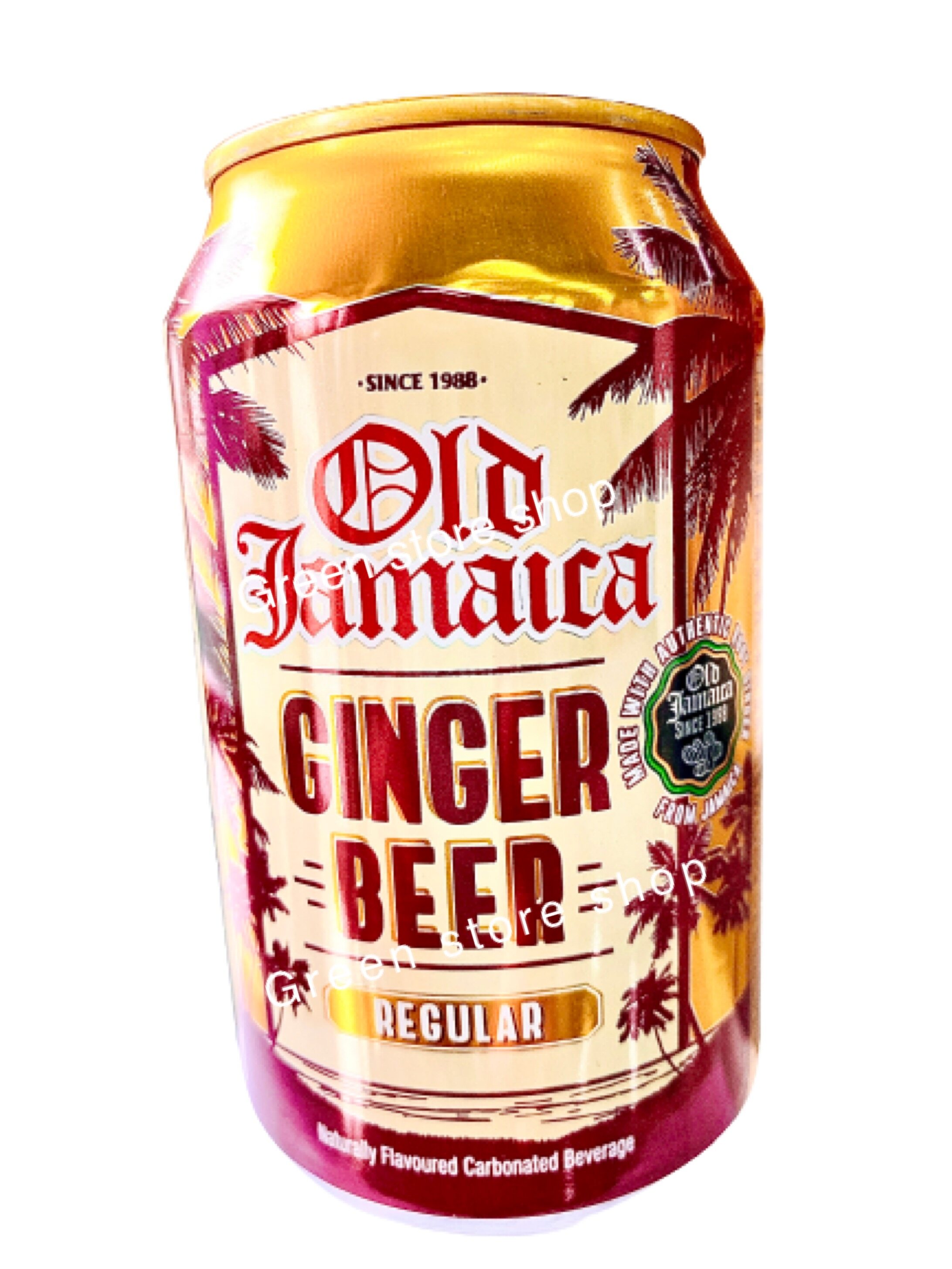 Old Jamaica Ginger Beer Regular 330ml. ( เครื่องดื่มรสขิงอัดก๊าซ )