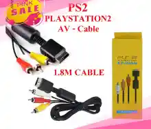 ภาพขนาดย่อของสินค้าสาย AV PS1 PS2 PS3 Audio Video AV Cable Cord Wire to 3 RCA TV Lead for Sony Playstation PS1 PS2 PS3
