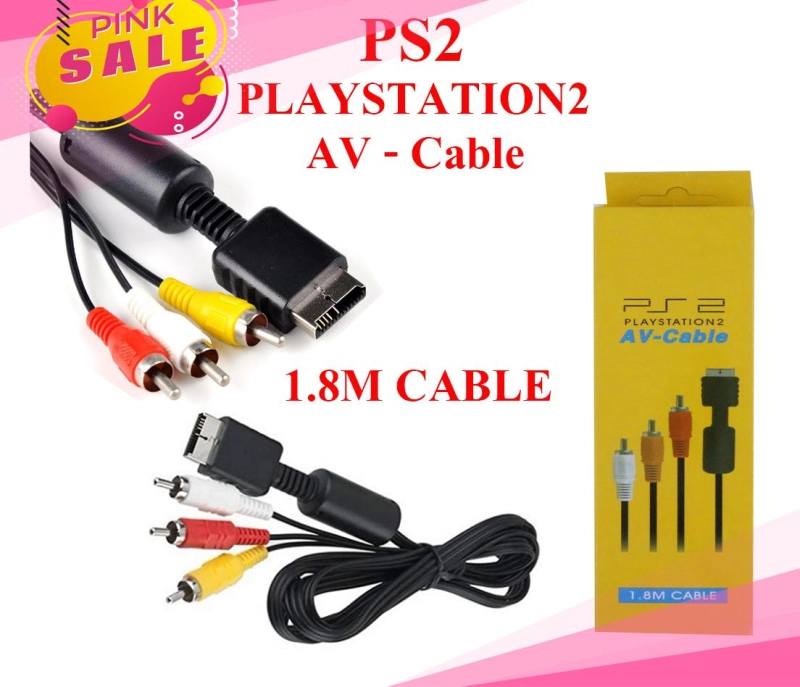 ภาพหน้าปกสินค้าสาย AV PS1 PS2 PS3 Audio Video AV Cable Cord Wire to 3 RCA TV Lead for Sony Playstation PS1 PS2 PS3
