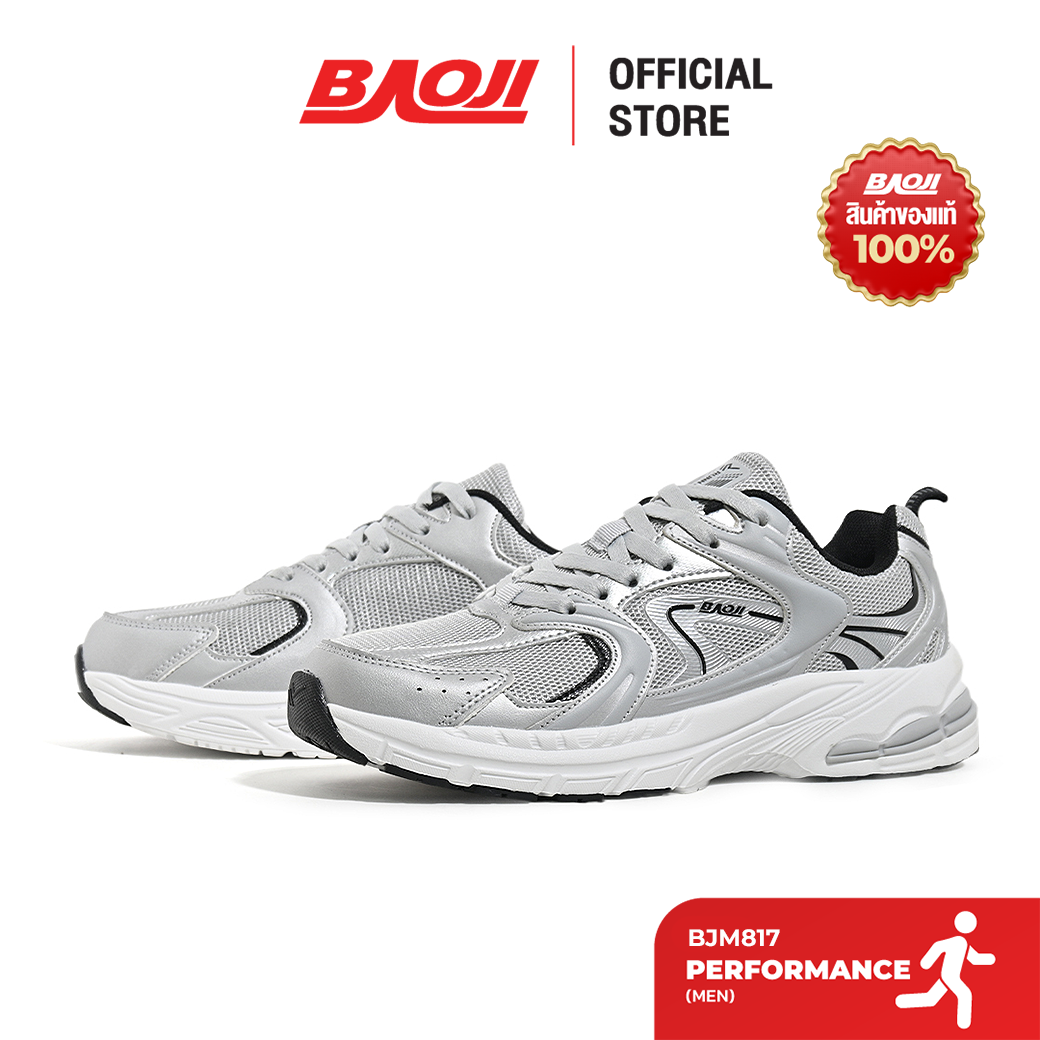 BAOJI บาโอจิ รองเท้าผ้าใบ รองเท้าวิ่งผู้ชาย รุ่น BJM817