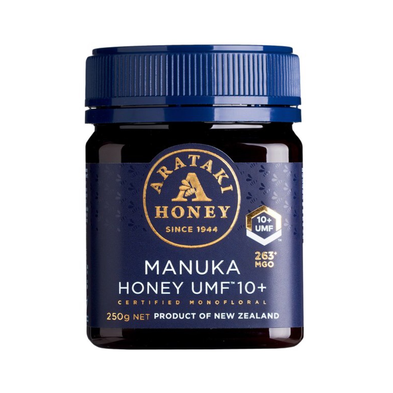 Arataki Manuka Honey UMF10+ (MGO263+) 250g น้ำผึ้งมานูก้า 100% จากประเทศนิวซีแลนด์ [Honey,Manuka,น้ำผึ้งแท้]