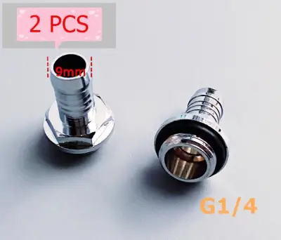 G1/4 หลอดที่ต่อสายยางสำหรับ PC Water Cooling PVC 12 MM